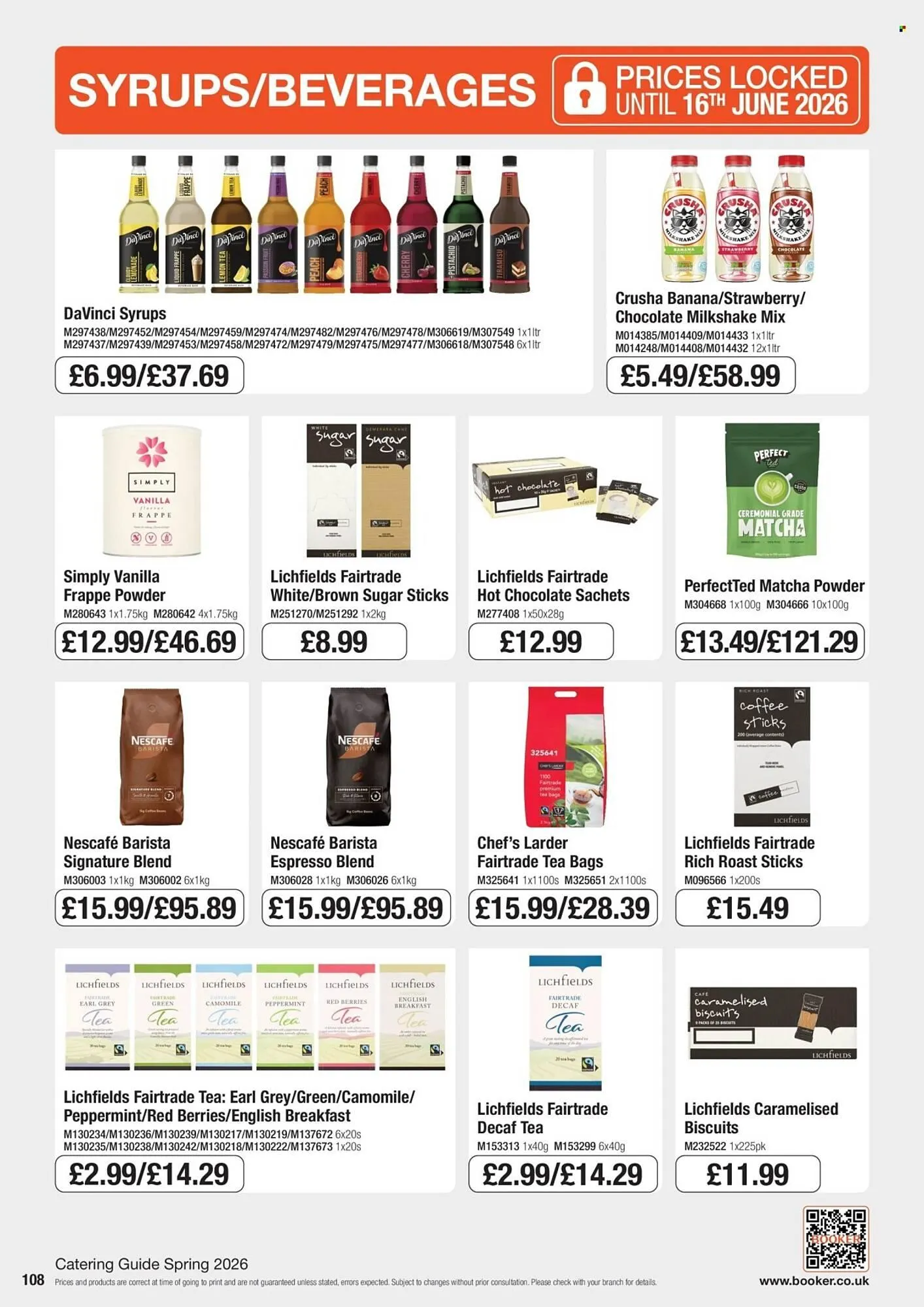 Booker Wholesale brochure from 4 March to 16 June 2026 - Catalogue Page 108