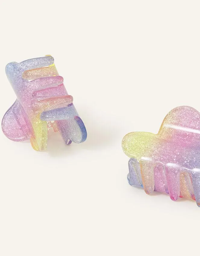 Glitter Cloud Claw Clips Set of Two