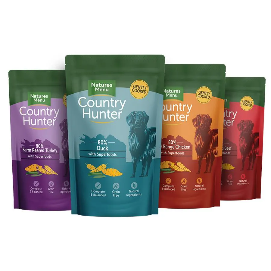 Natures Menu Country Hunter Superfood Dog Food Selection 12x150g