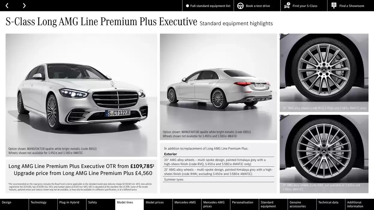 Mercedes Benz S-Class Saloon from 10 October to 10 October 2025 - Catalogue Page 25