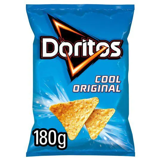 Doritos Tortilla Chips Cool Original Sharing Bag Crisps 180g