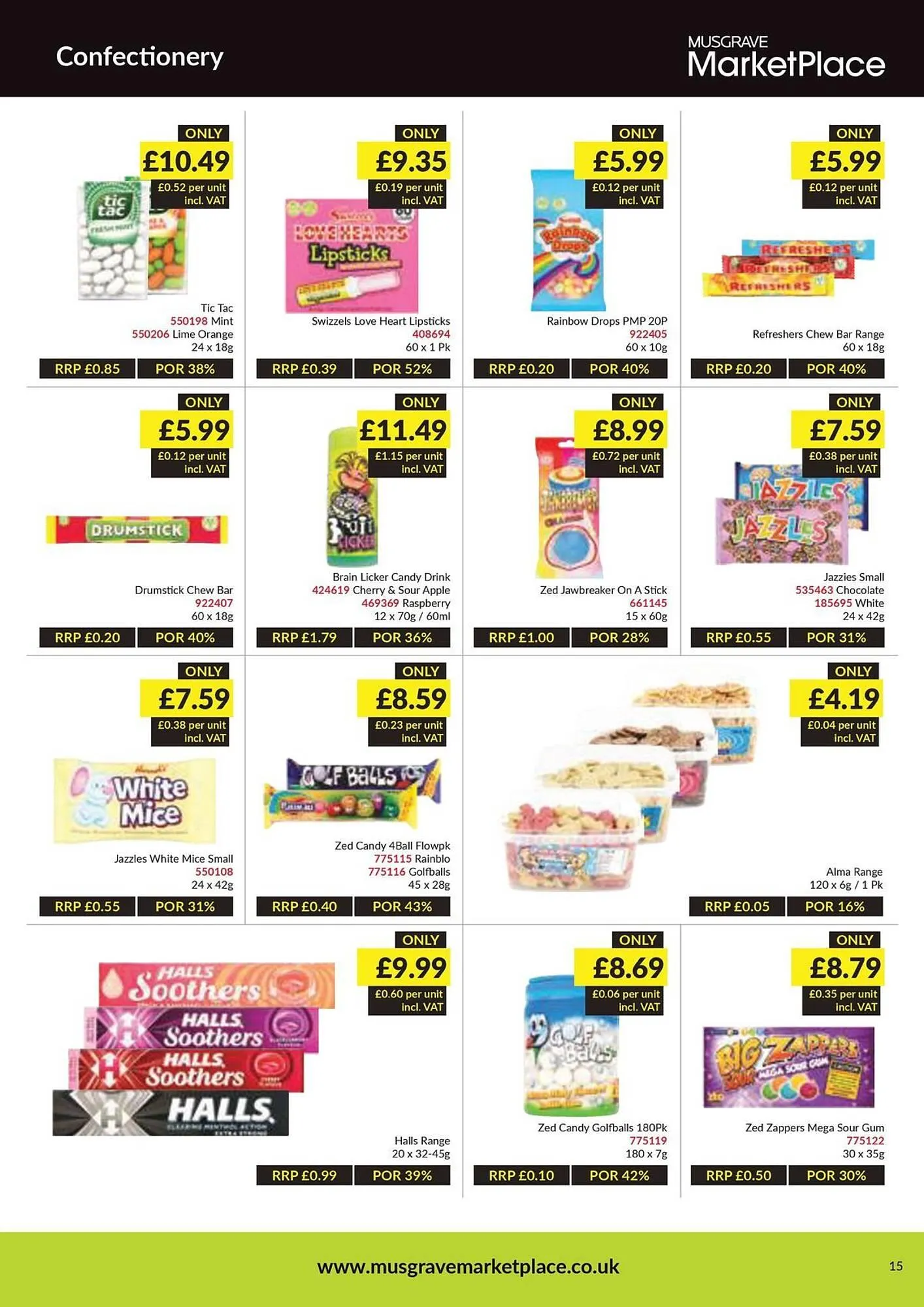 Musgrave MarketPlace leaflet from 14 July to 3 August 2025 - Catalogue Page 15
