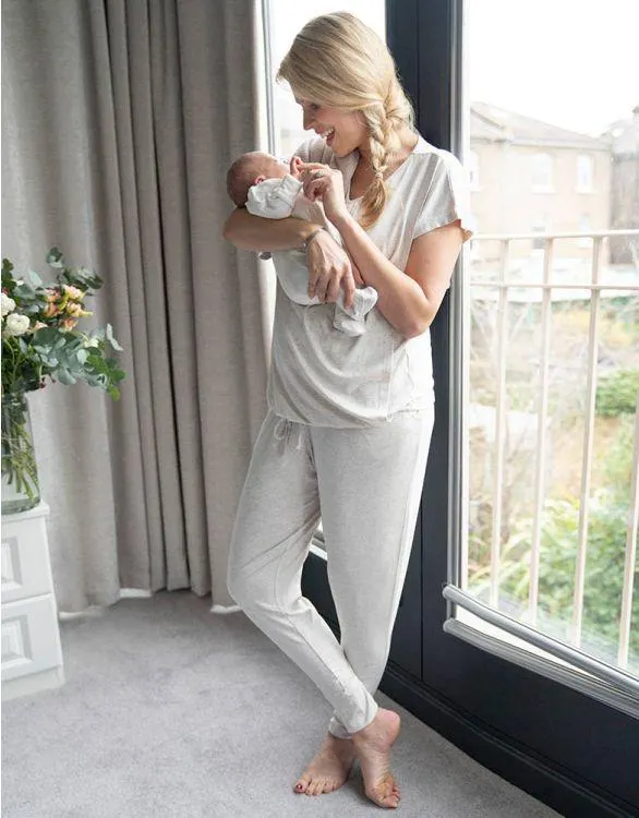 Ultra-Soft Maternity & Nursing Loungewear Set