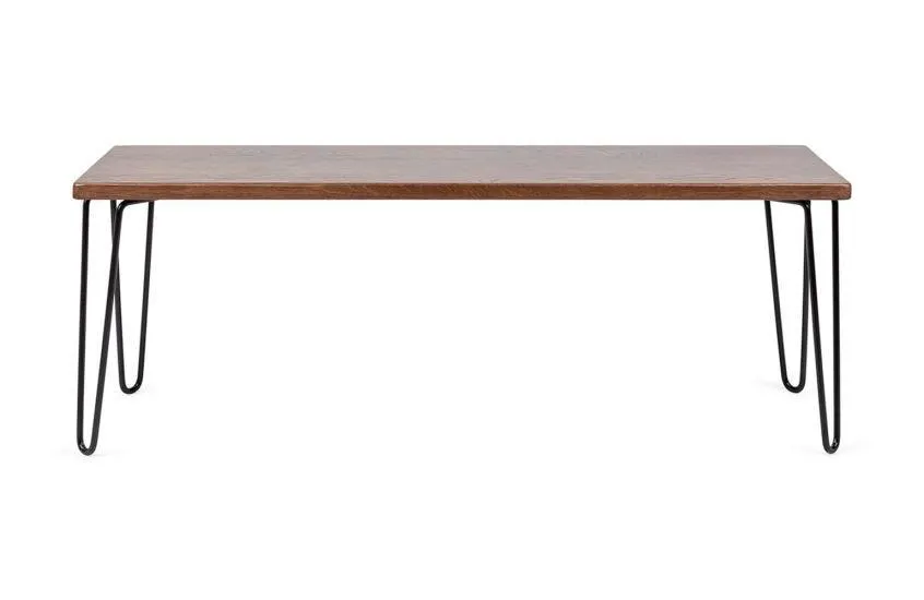 Brunel Bench Dark Wood