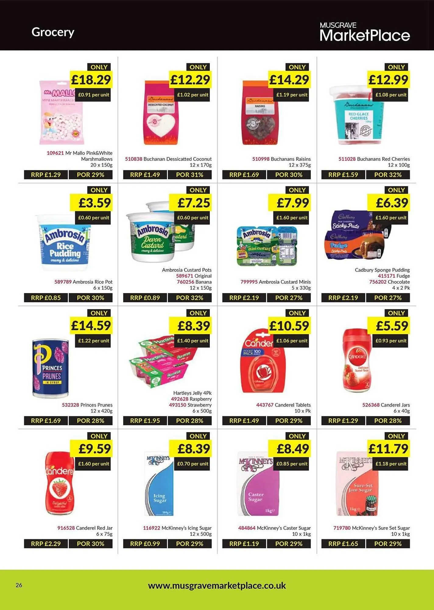 Musgrave MarketPlace leaflet from 25 August to 14 September 2025 - Catalogue Page 26