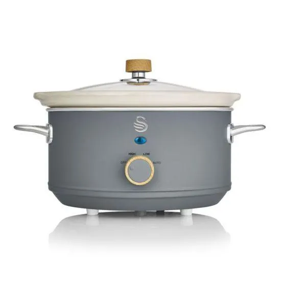 Swan SF17021GRYN Nordic 3.5L Slow Cooker - Grey