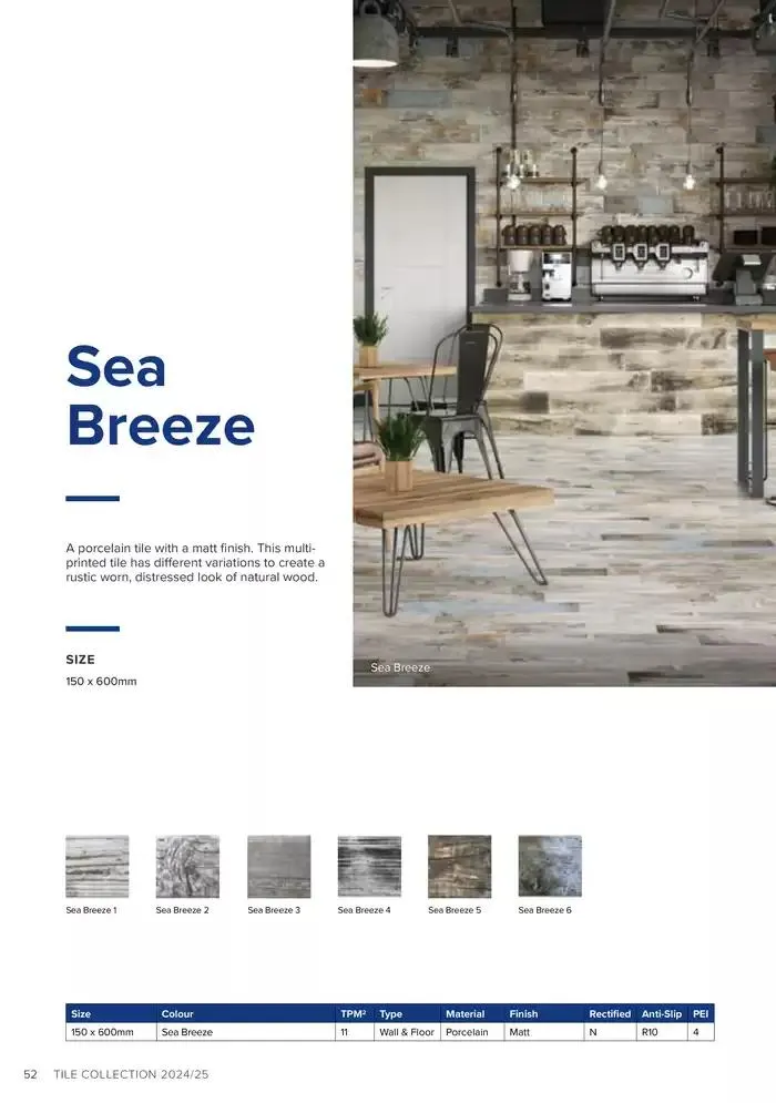 Tile Collection from 14 January to 31 May 2025 - Catalogue Page 52