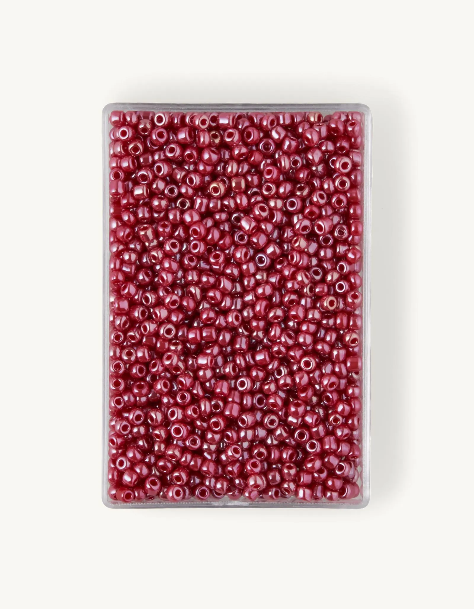 Glass beads Glass. 2 x 1.5 mm. 25 g.