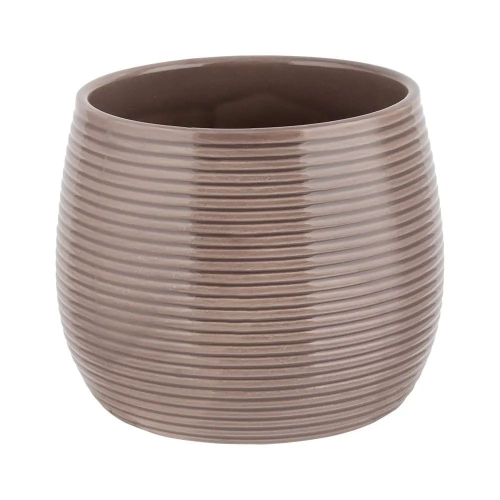 RIBBED PLANTER 10.5CMX10.5CM