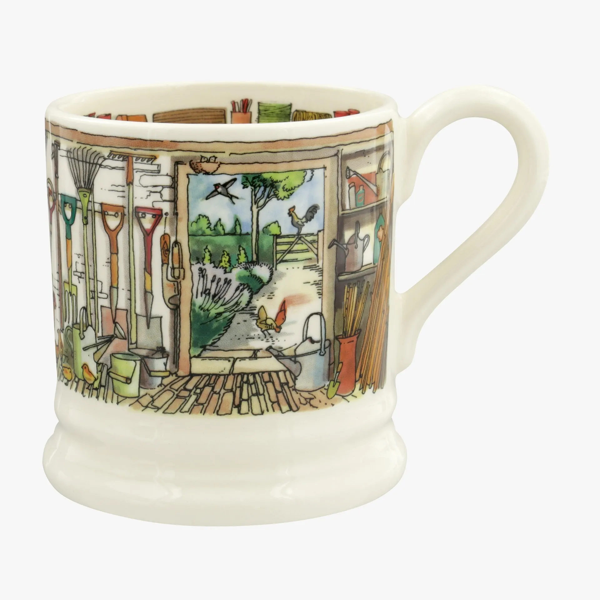 Seconds Potting Shed 1/2 Pint Mug