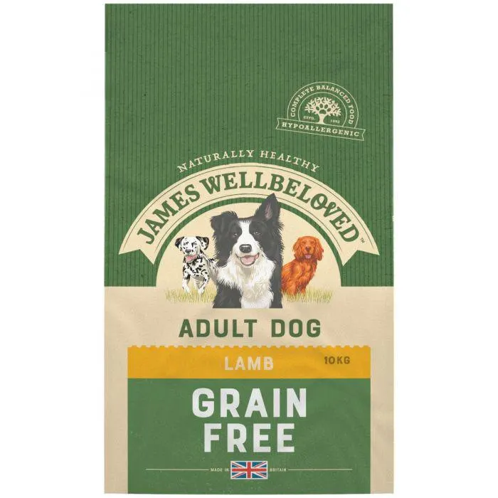 James Wellbeloved Complete Grain Free Lamb and Vegetable 10kg