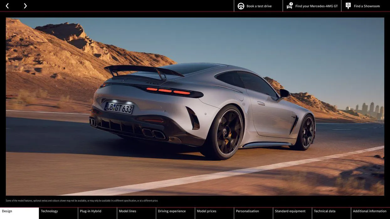 Mercedes-AMG GT Coupé from 22 August to 22 August 2025 - Catalogue Page 3