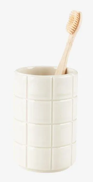 Toothbrush holder STENINGE beige