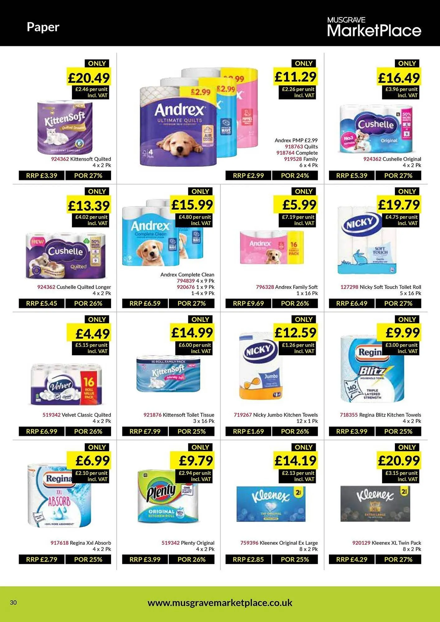 Musgrave MarketPlace leaflet from 23 June to 13 July 2025 - Catalogue Page 30
