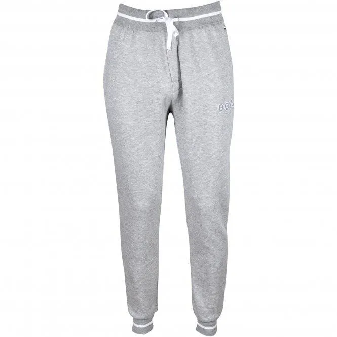 Contemporary Loungewear Luxe Jogging Bottoms, Grey Melange
