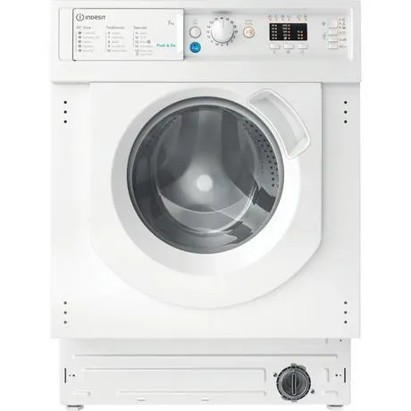 Indesit BIWMIL71252UKN 7kg 1200 Spin Integrated Washing Machine - White