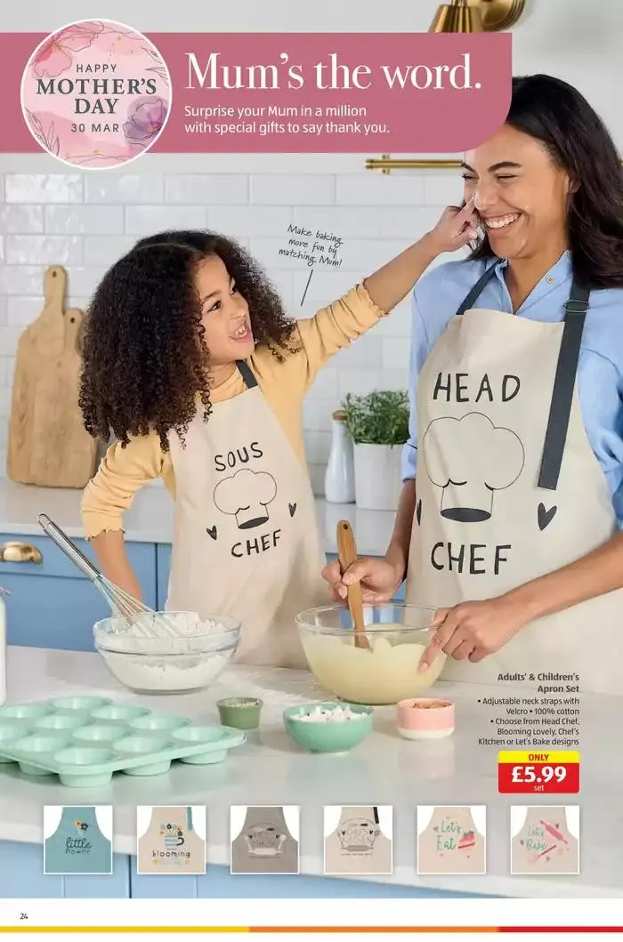 Aldi weekly offers from 13 March to 16 March 2025 - Catalogue Page 24