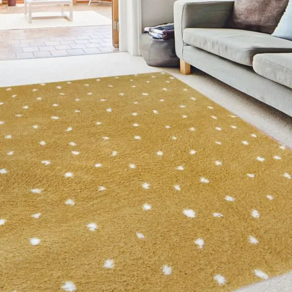 Iona Ochre Spots Rug