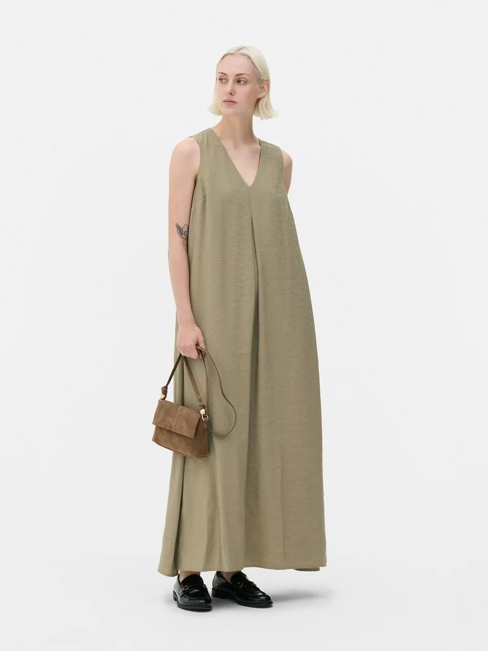 The Edit Trapeze Maxi Dress