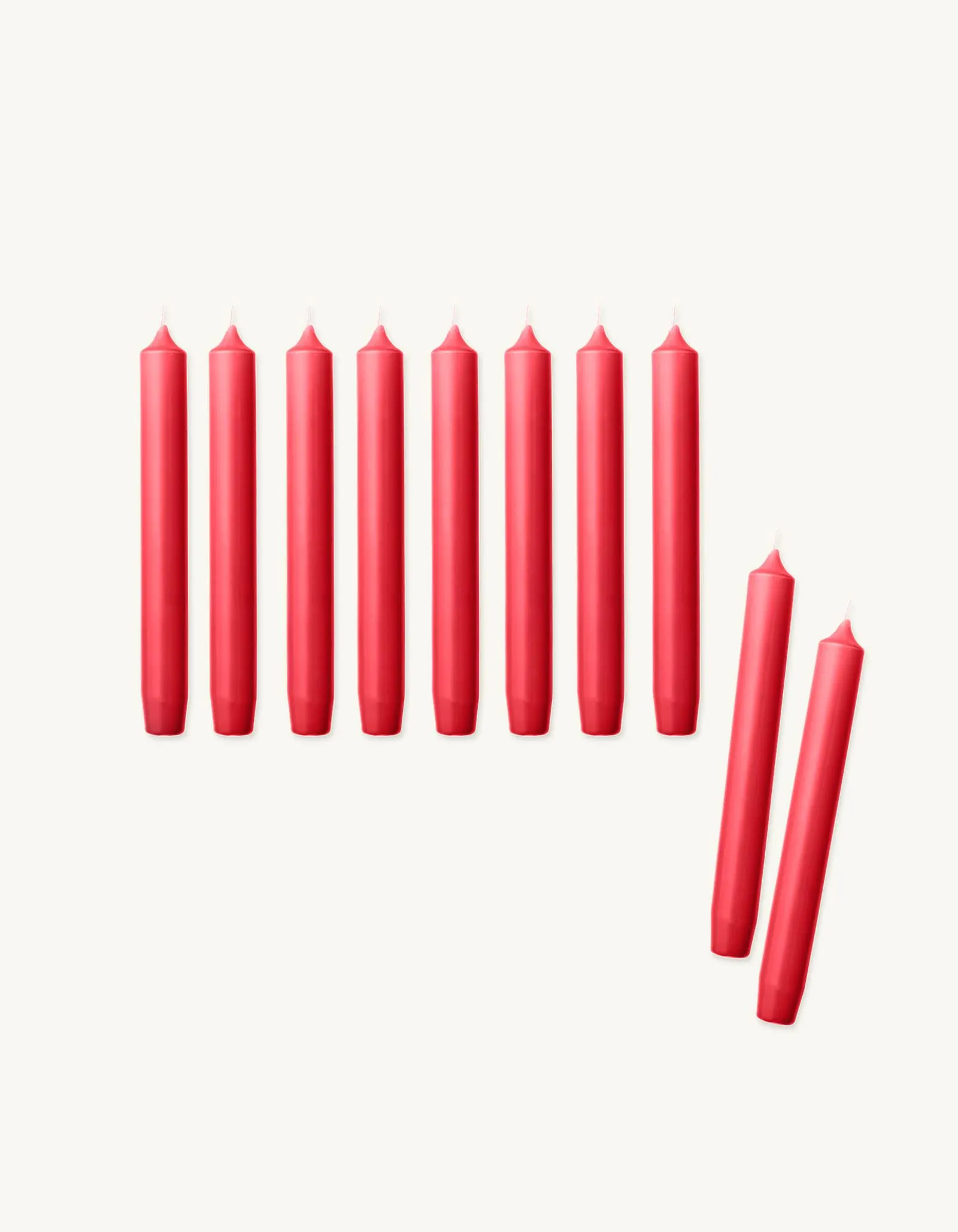 Taper candles 19 cm 10 pcs