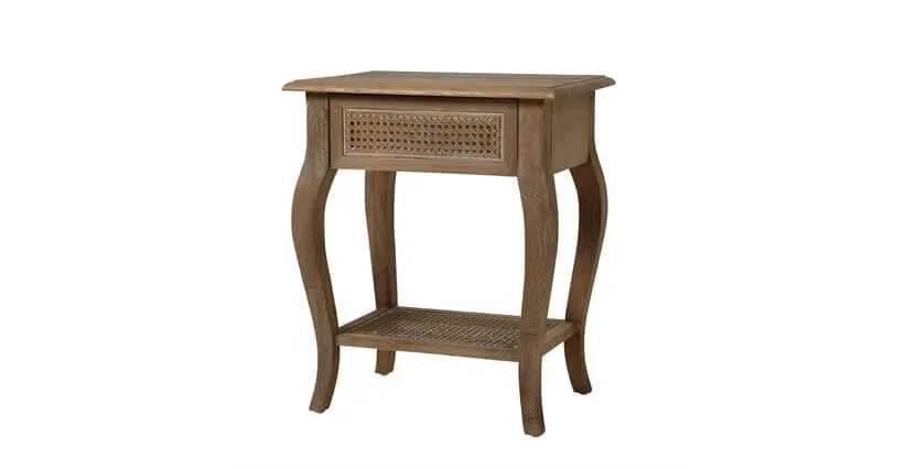 Sienna Rattan Bedside Table