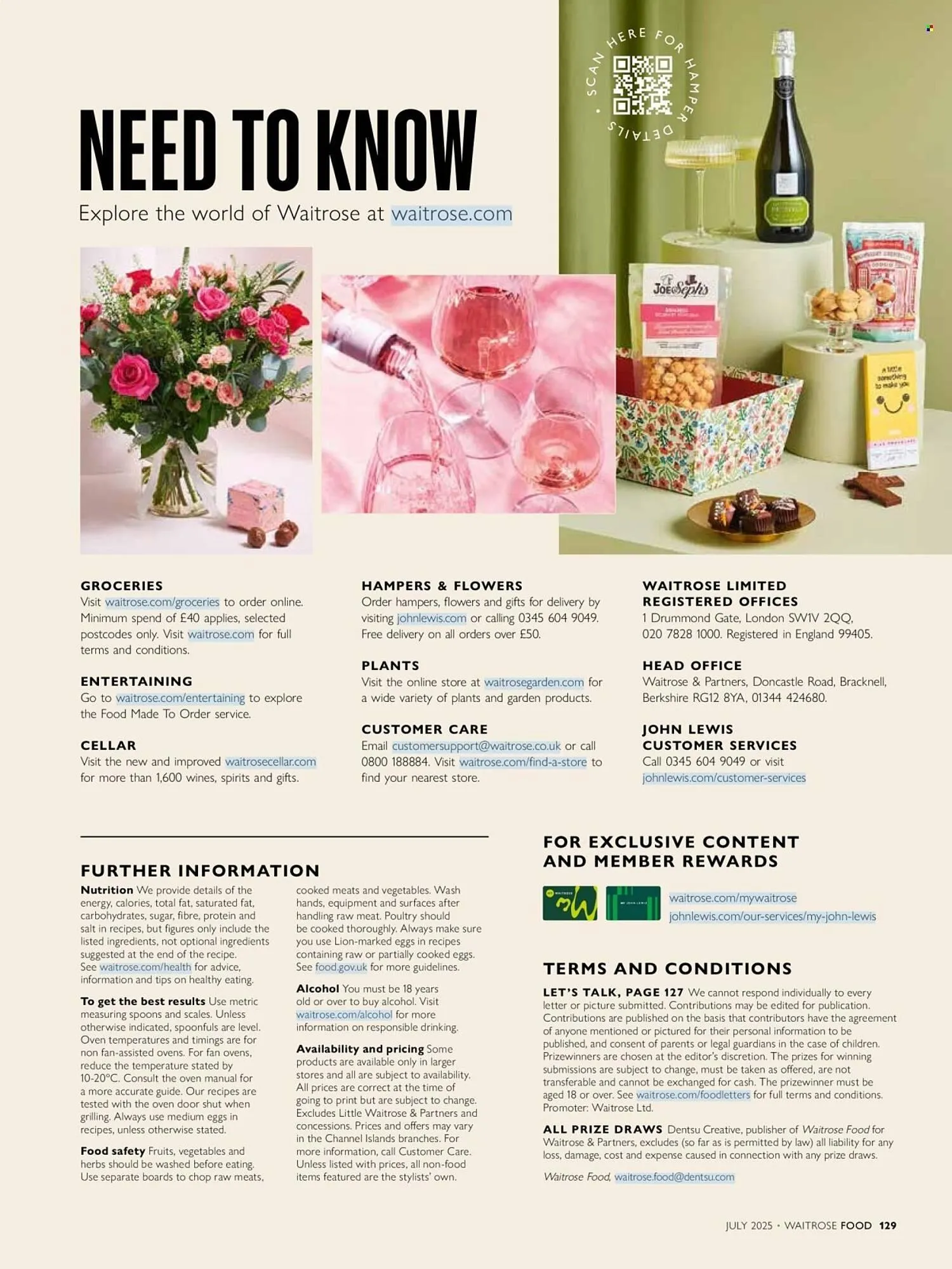 Waitrose leaflet from 1 July to 31 July 2025 - Catalogue Page 129