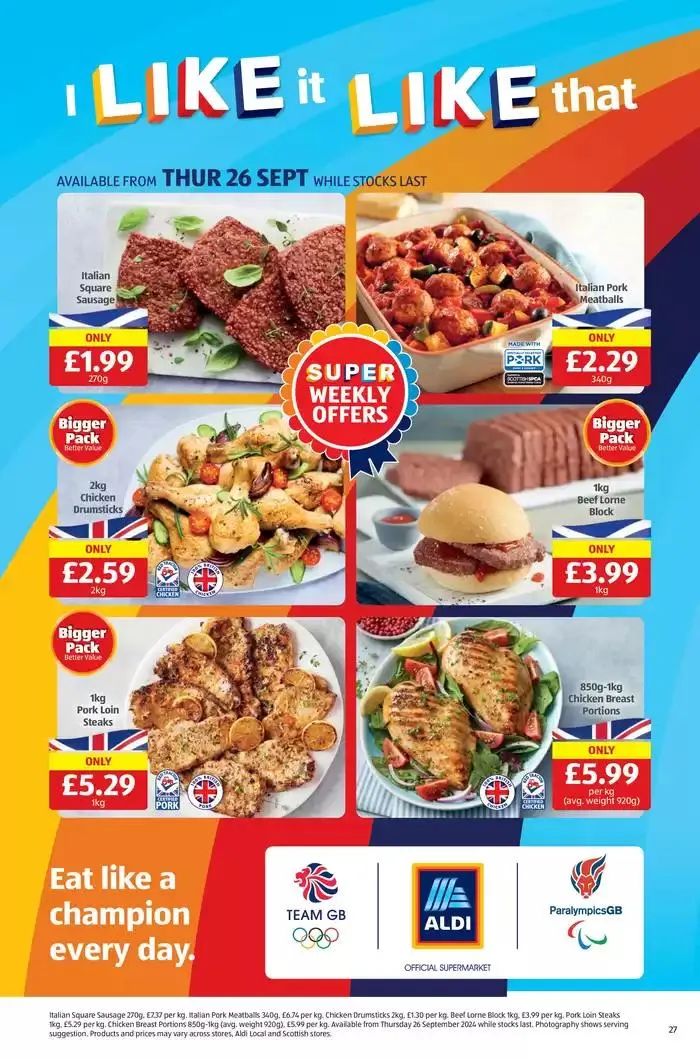 Aldi SpecialBuys Scotland from 27 September to 11 October 2024 - Catalogue Page 27