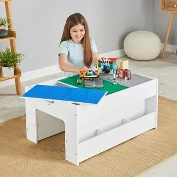 Build 'n' Store Large Wooden Storage Table