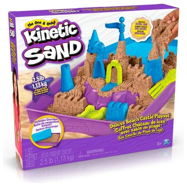 Kinetic Sand Deluxe Beach Castle Play Set