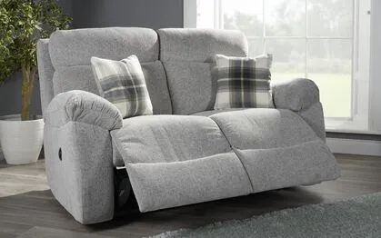 Cloud Fabric 2 Seater Power Recliner Sofa
