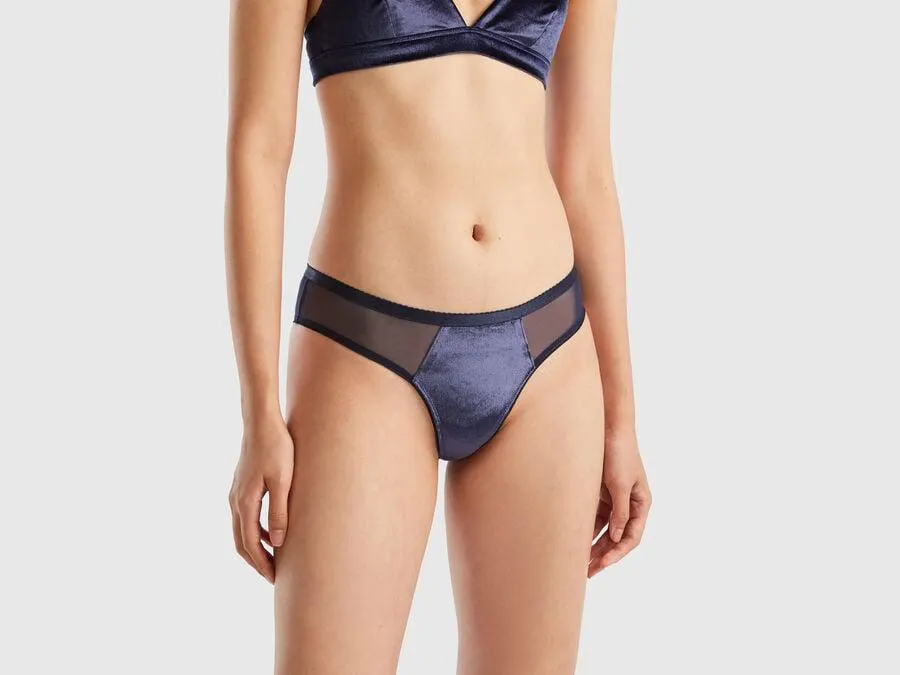 Velour Brazilian briefs