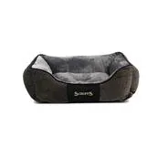 Scruffs Super Soft Luxurious Chester Dog Box Bed Graphite Medium