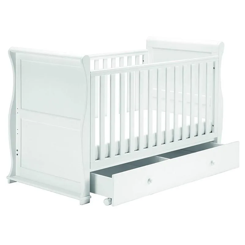 East Coast Alaska Sleigh Cotbed White