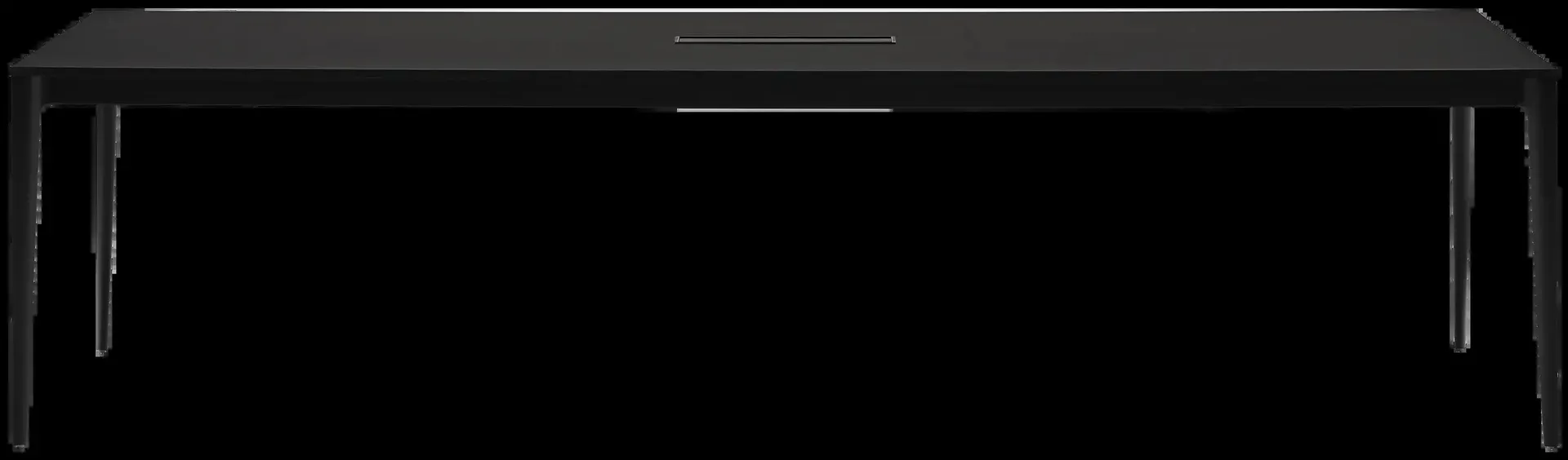 Mesa de conferencias Torino con bandeja para cables