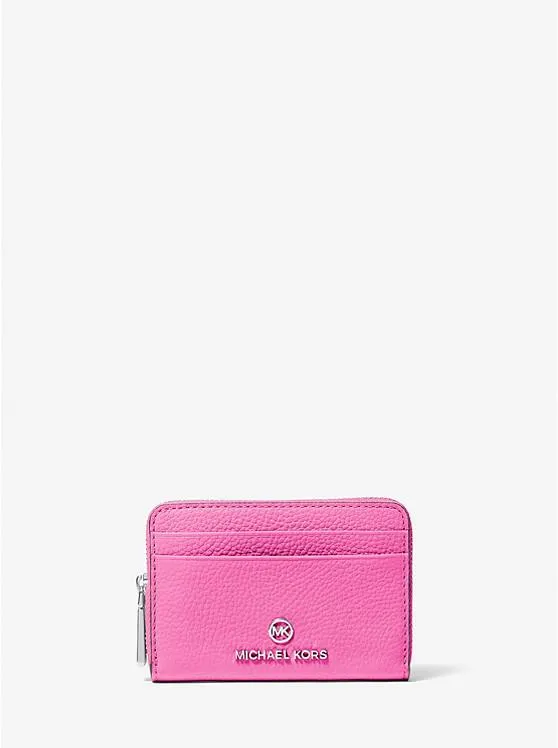 Jet Set Small Pebbled Leather Wallet