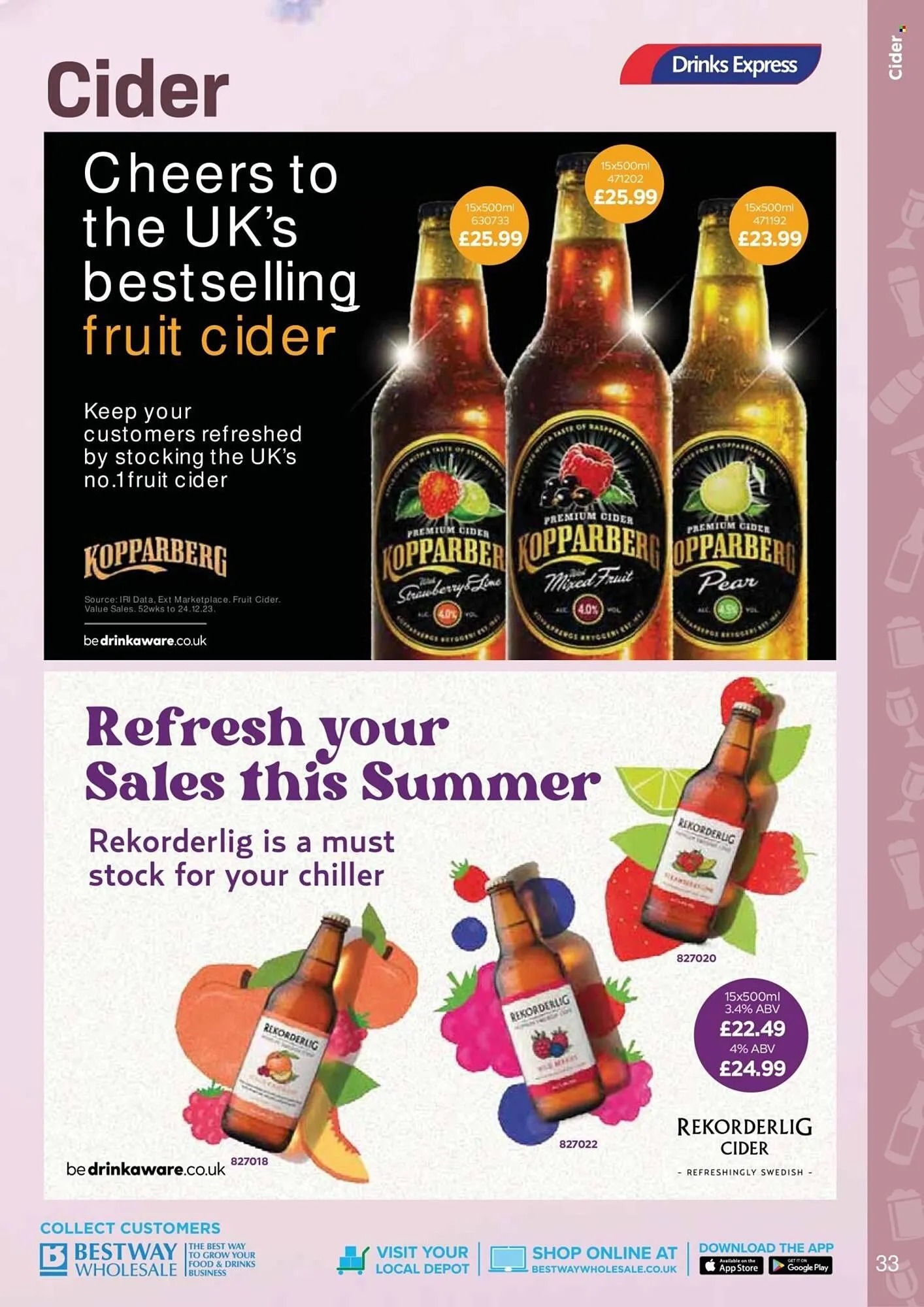 Bestway leaflet from 25 April to 19 June 2025 - Catalogue Page 33