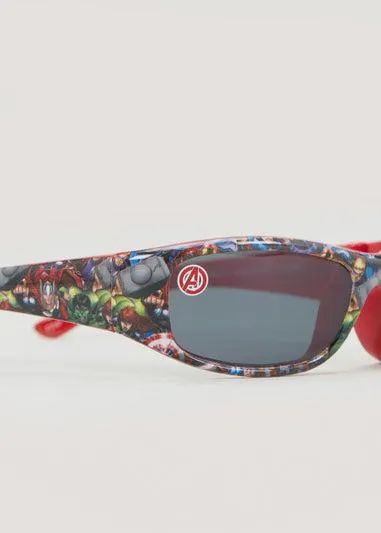 Kids Red Marvel Avengers Sunglasses (3-10yrs) - One Size
