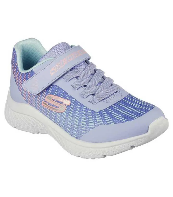 Skechers Kids Pale Blue Microspec Plus Trainers