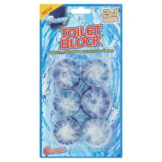 Breez Toilet Block 6 x 50g