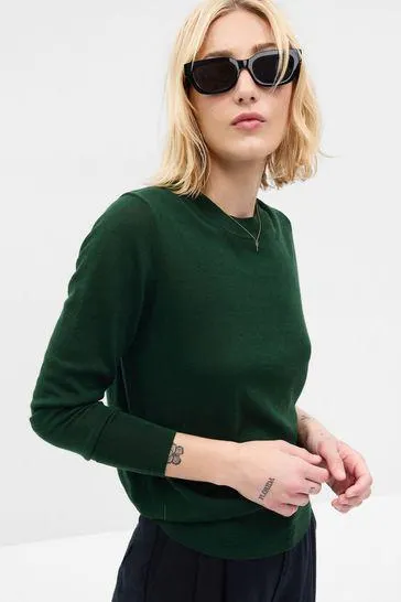 Merino Wool Crew Neck Jumper