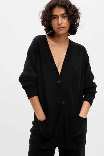 Soft Touch Long Sleeve Boyfriend Cardigan