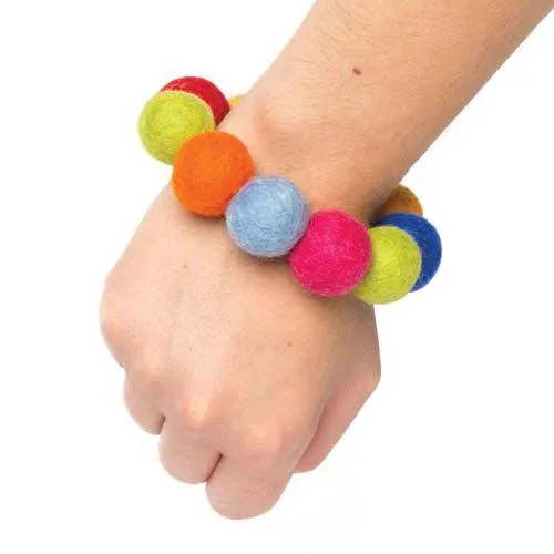Coloured Felt Balls