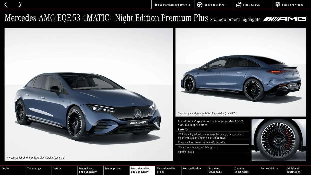 Mercedes Benz EQE Saloon from 31 August to 31 August 2025 - Catalogue Page 43