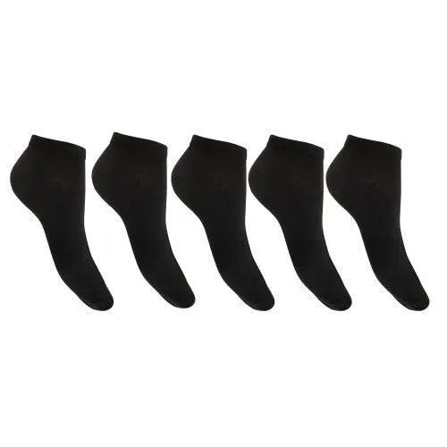 Floso Womens/Ladies Trainer Socks (Pack Of 5)