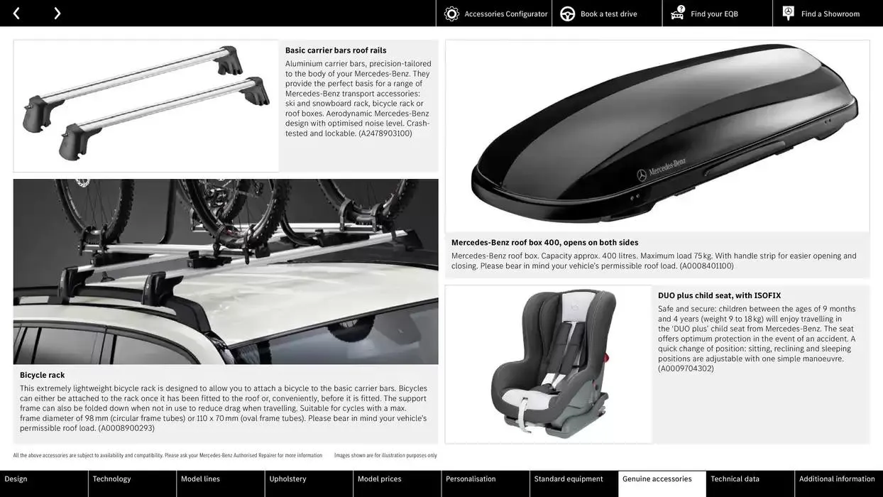 Mercedes Benz New EQB from 11 October to 11 October 2025 - Catalogue Page 35