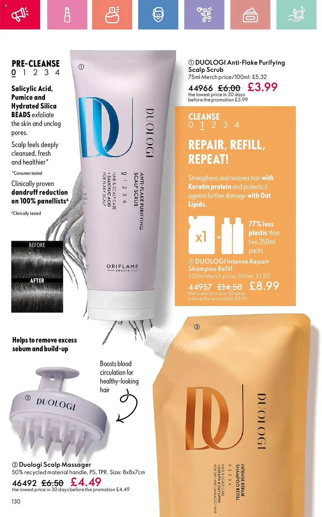 Oriflame leaflet from 10 July to 30 July 2025 - Catalogue Page 130