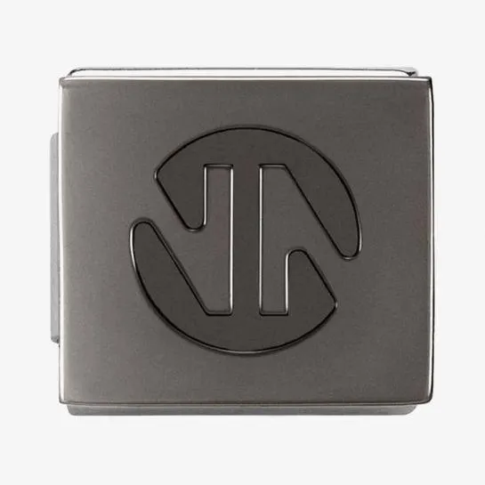 iKon Symbols Gunmetal Logo Charm
