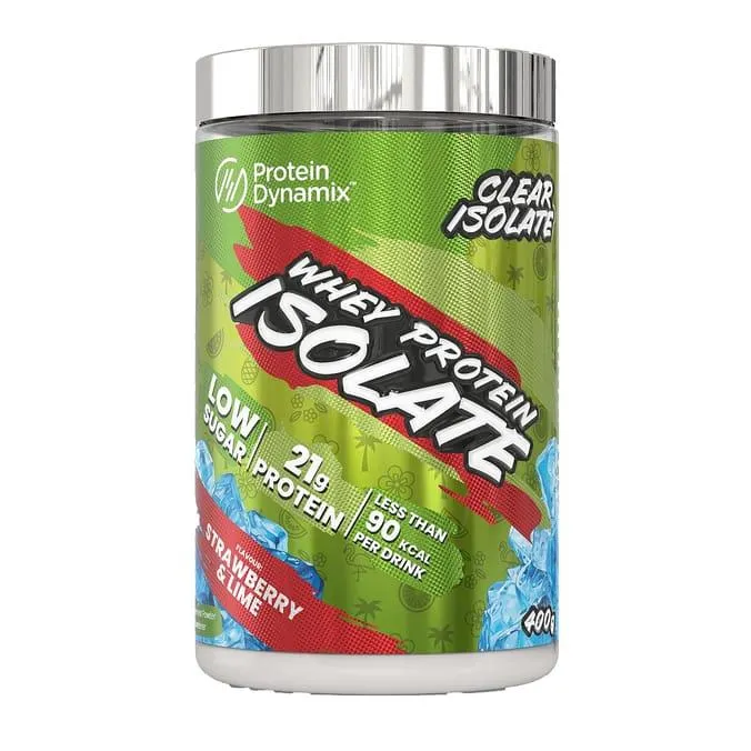 Protein Dynamix Clear Whey Protein Isolate 400g - Strawberry & Lime