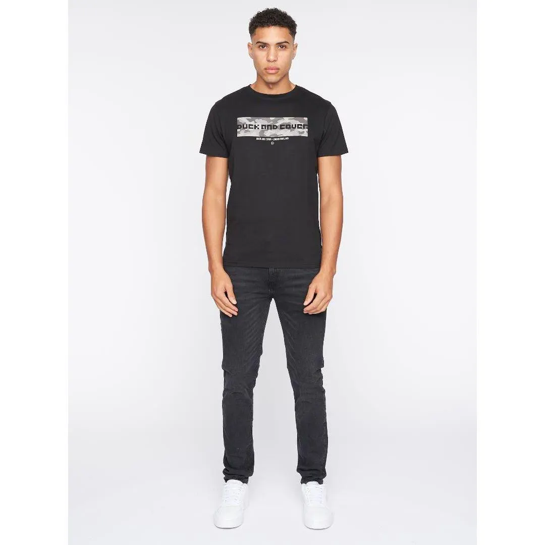 Duck & Cover CAMOVILLE TEE - BLACK