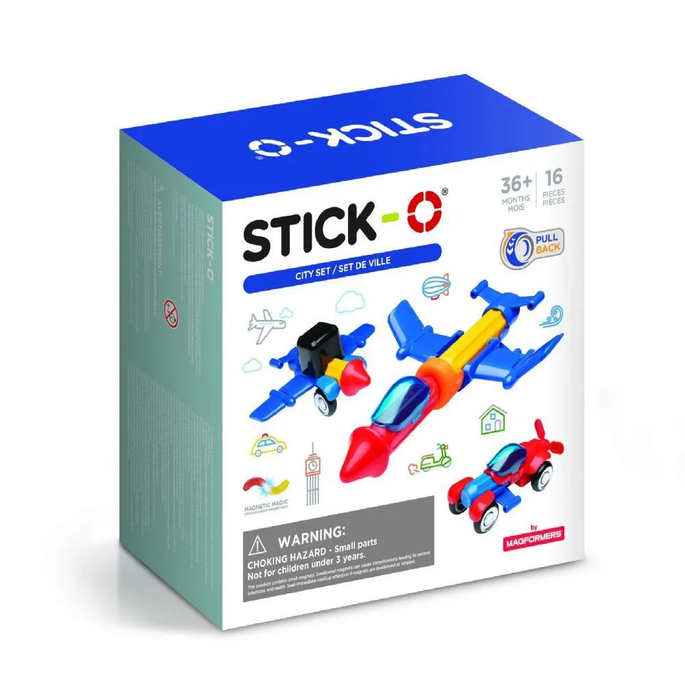 Magformer Stick - O City Set 16 Piece